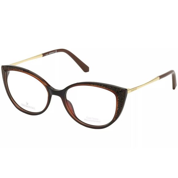 SWAROVSKI Eyeglasses SK5362-048-53 Size 53/17/Cat-eye BRAND NEW W CASE